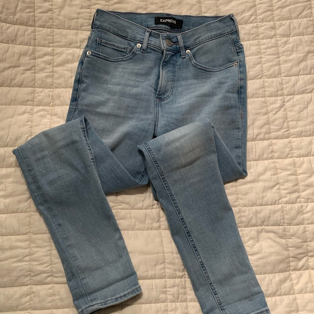 EXPRESS high waist skinny jeans